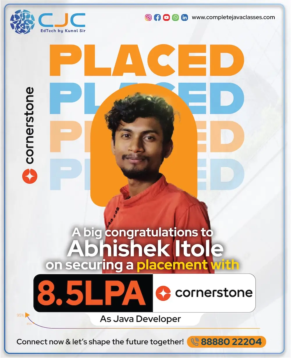 Abhishek Itole - student placement
