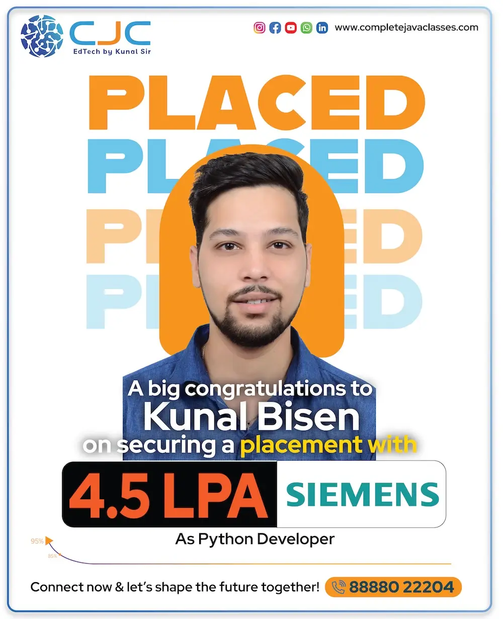 Kunal Bisen - student placement