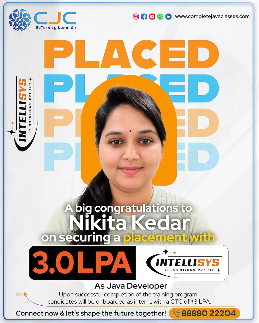 Nikita Kedar - student placement