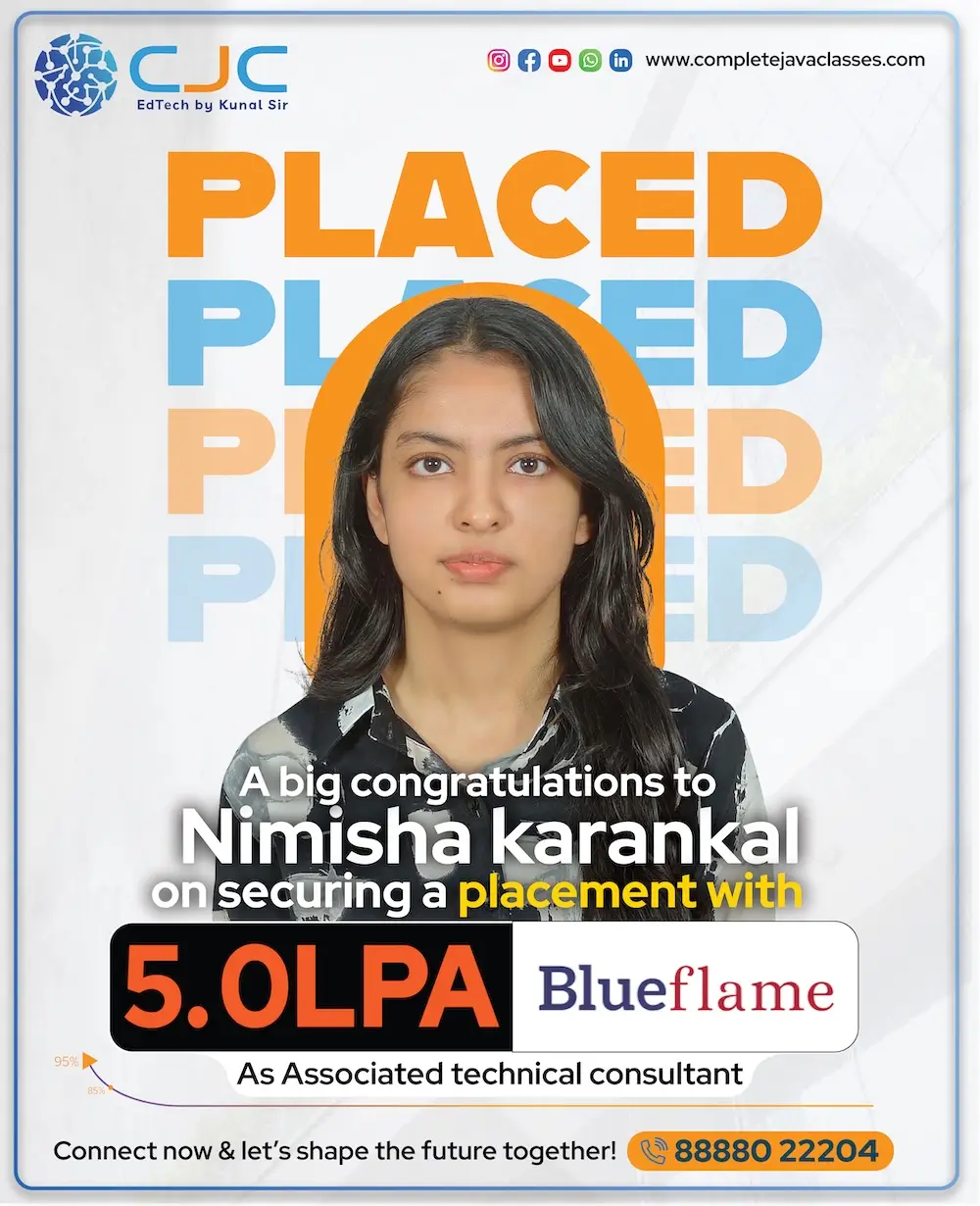 Nimisha Karankal - student placement